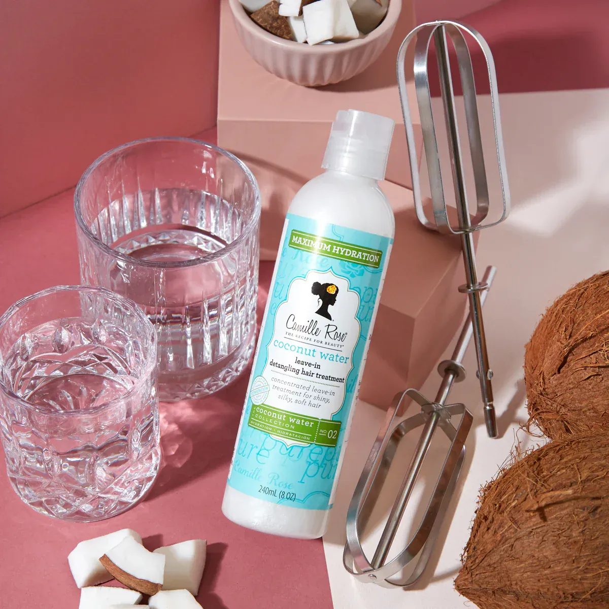 Camille Rose Coconut Water Leave In Detangling Hair Treatment