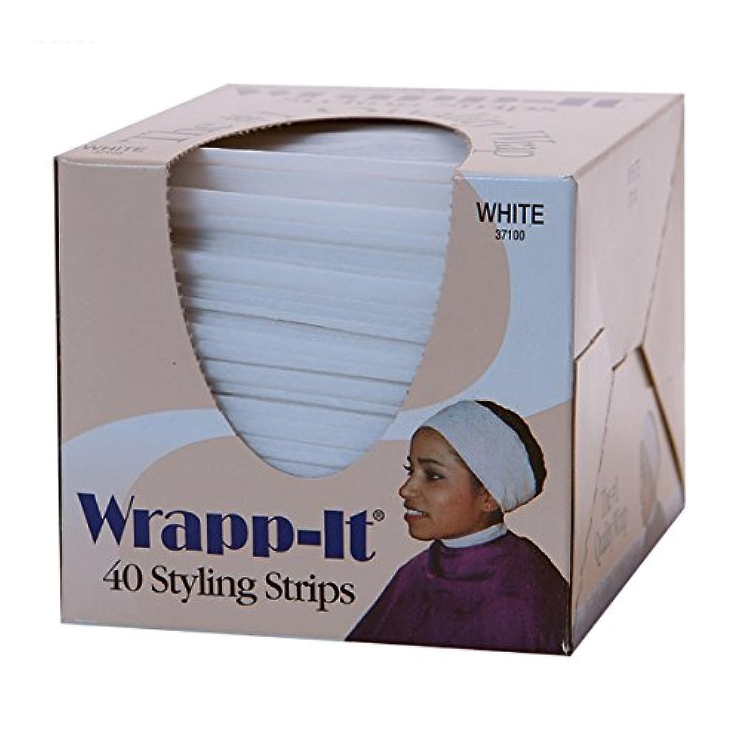 Wrapp-It Styling Strips, Color: White