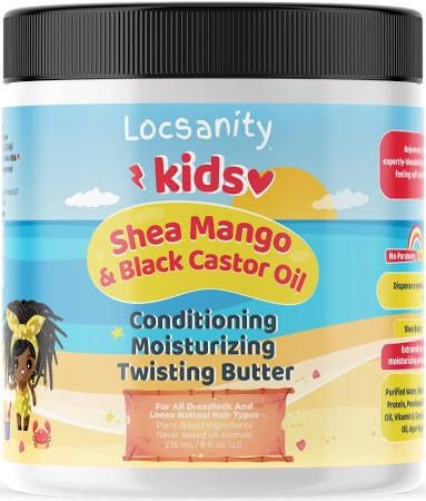 Locsanity Kids Shea Mango &amp; Black Castor Oil