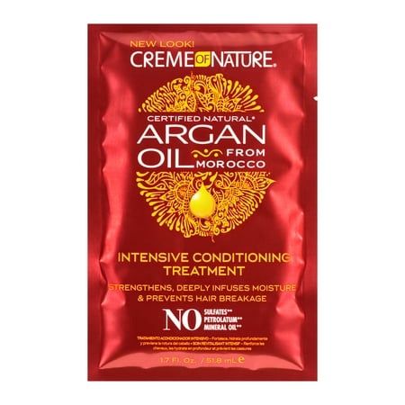 Creme of Nature Argan Oil Intensive Conditioning Treatment Packet