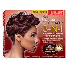 Luster's Shortlooks Colorlaxer 3 in 1 Relaxer, Color: Passion Red