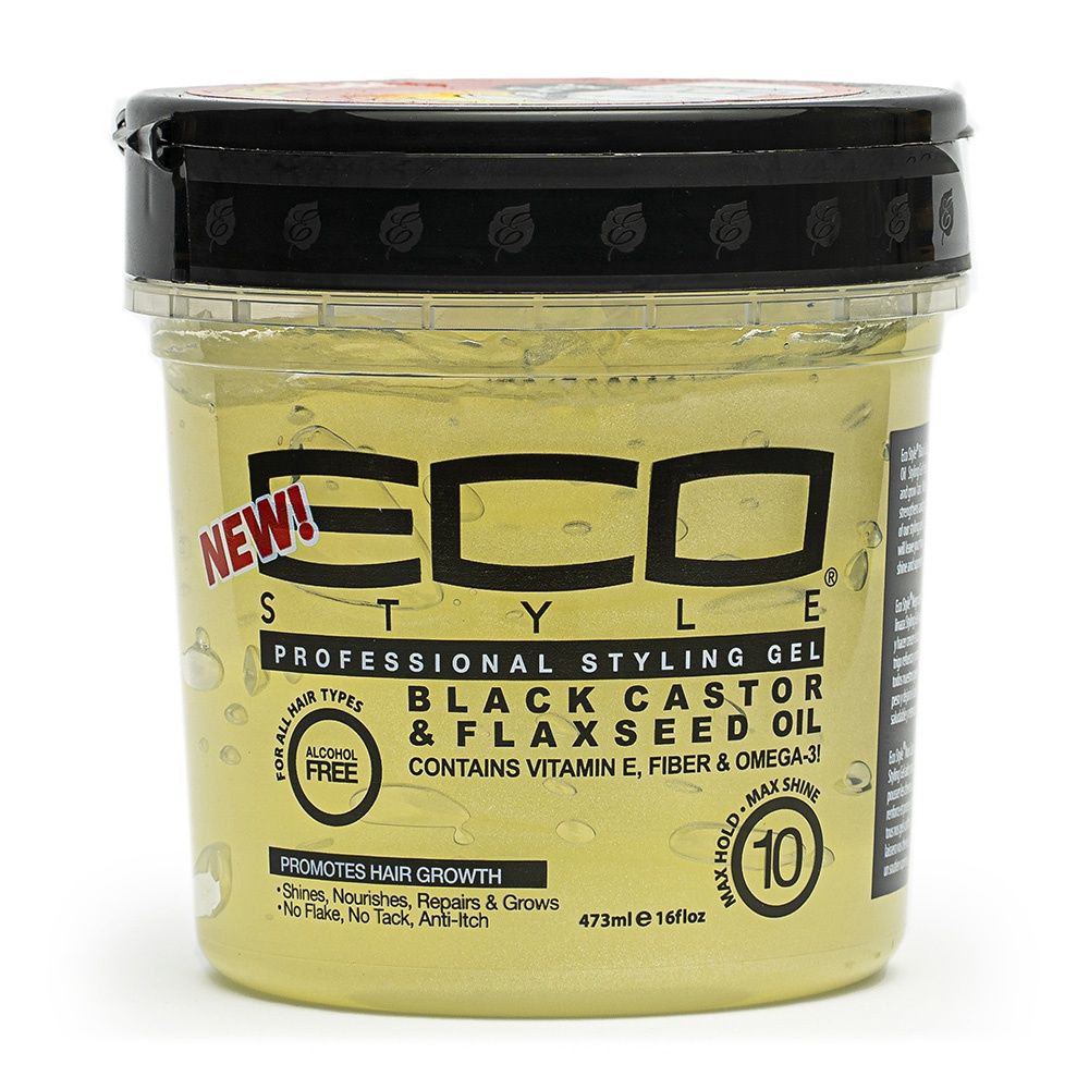 ECO Style Black Castor &amp; Flaxseed, Size: 16oz