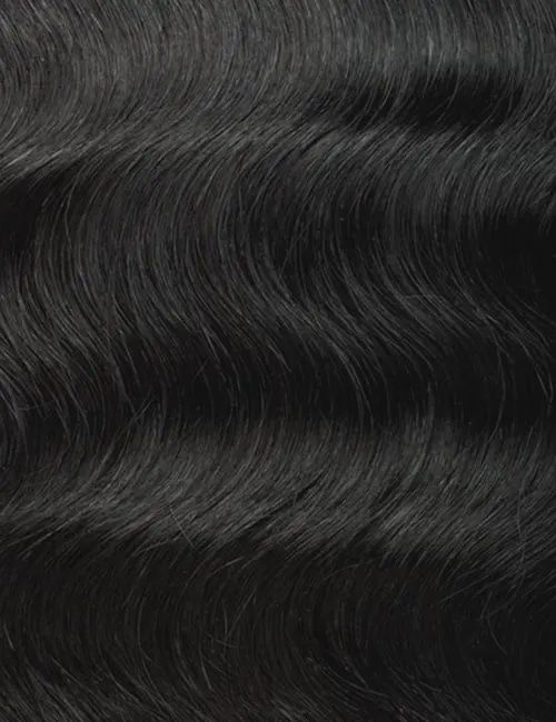 The Daily Wig - HH Curly 16", Color: Natural Black
