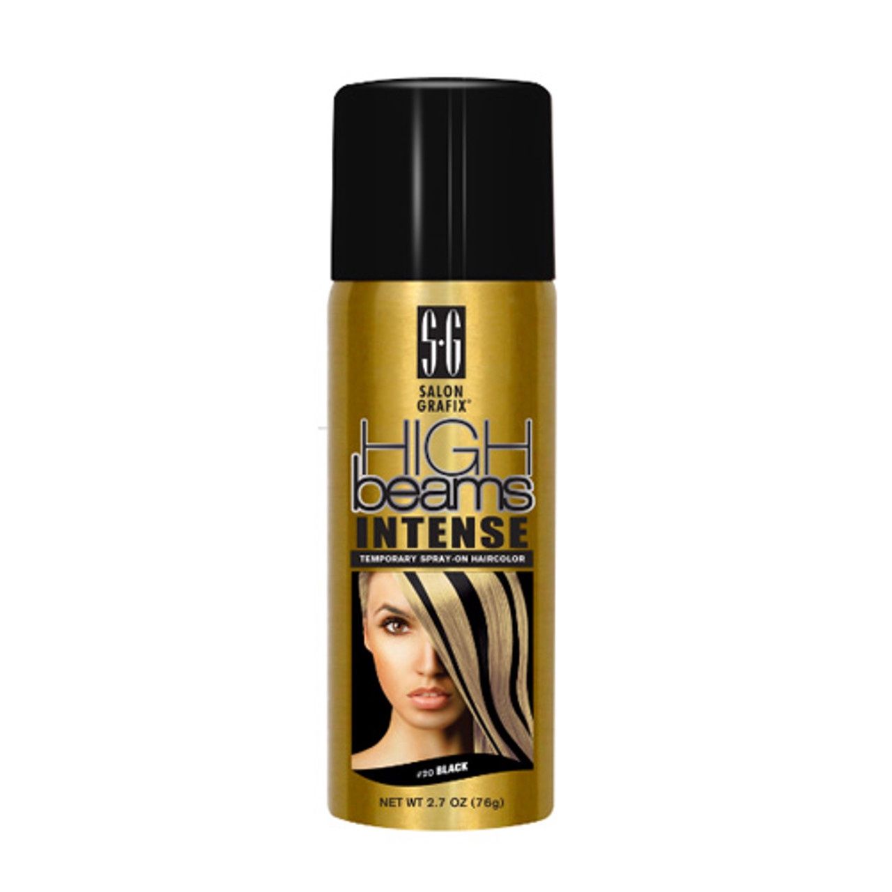 High Beams Intense Temporary Hair Color, Color: Black