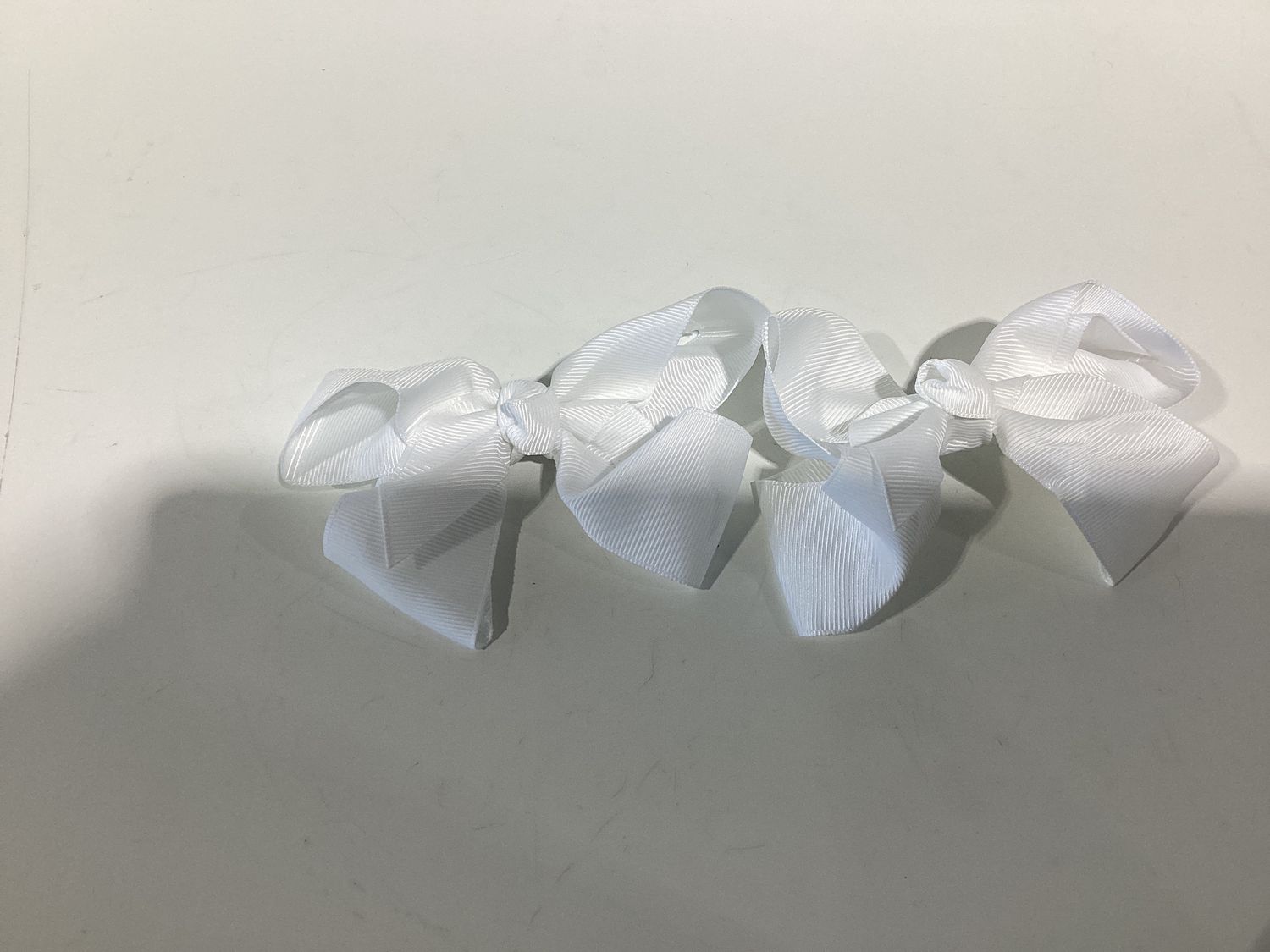 Small Hair Bows, Color: White