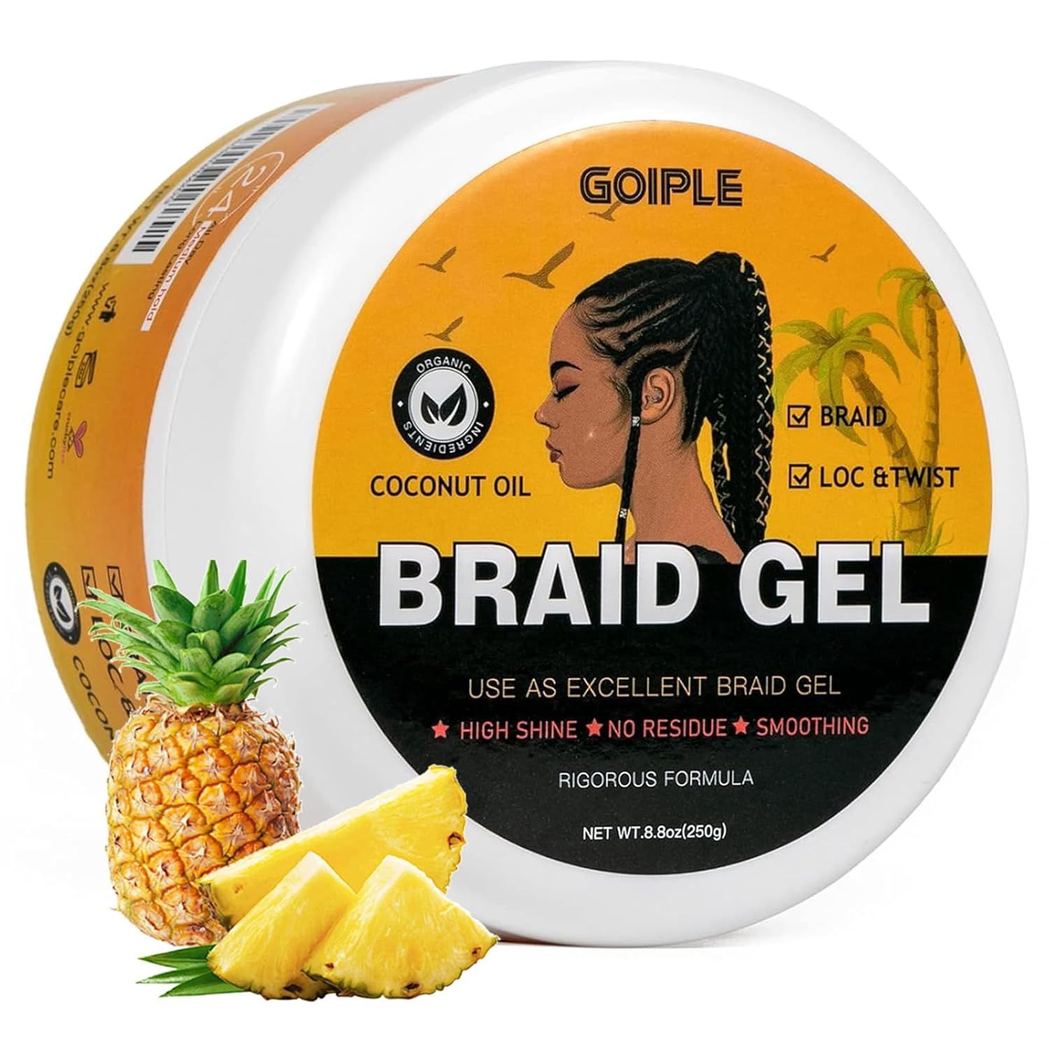 Goiple Braid Gel, Fragrance: Pineapple