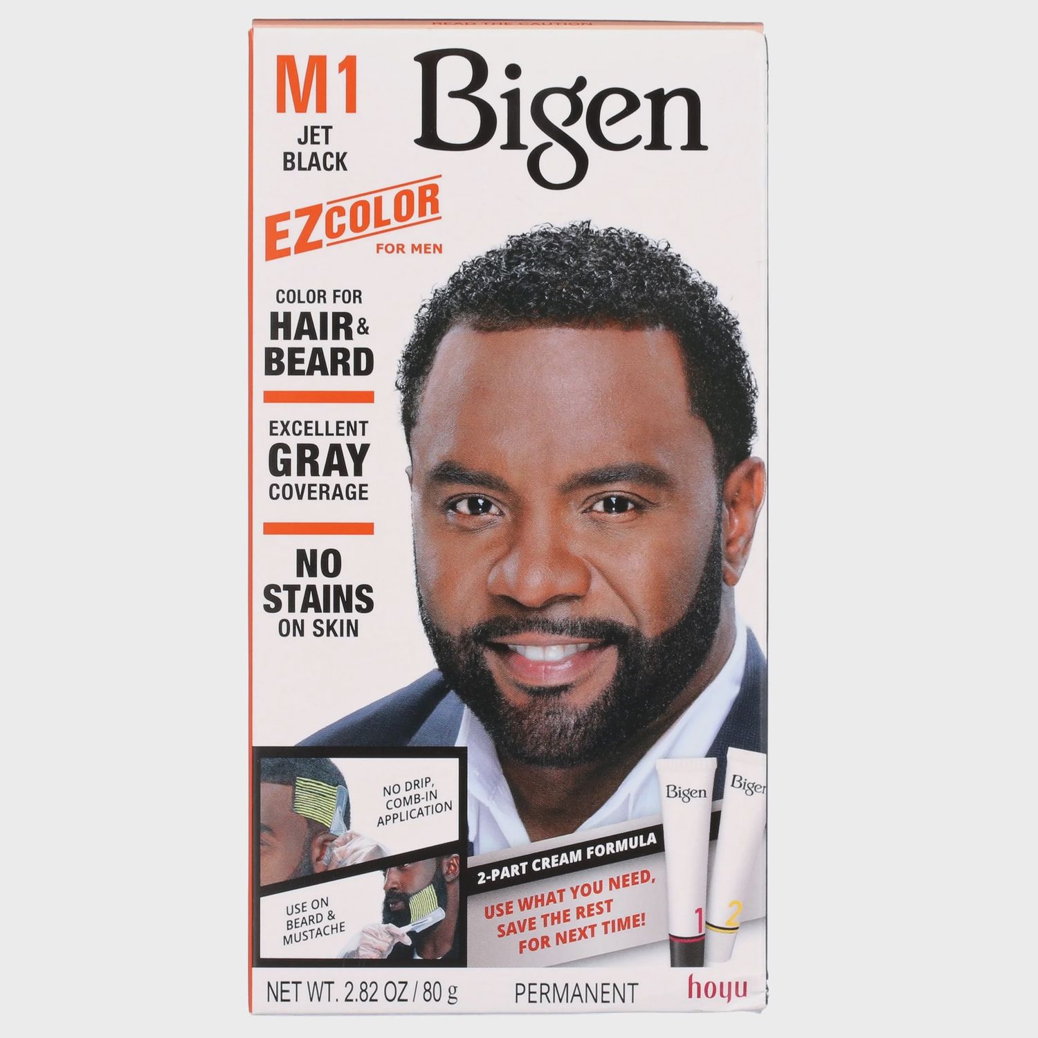 Bigen Men's Hair Color, Color: Jet Black
