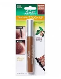 Red by Kiss Quick Cover Root Touch-Up Brush, Color: Medium Brown
