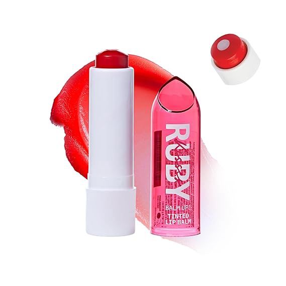 Ruby Kisses Tinted Lip Balm, Color: Red