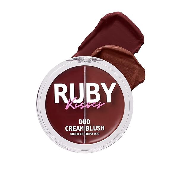Ruby Kisses Duo Cream Blush, Color: Rosewood
