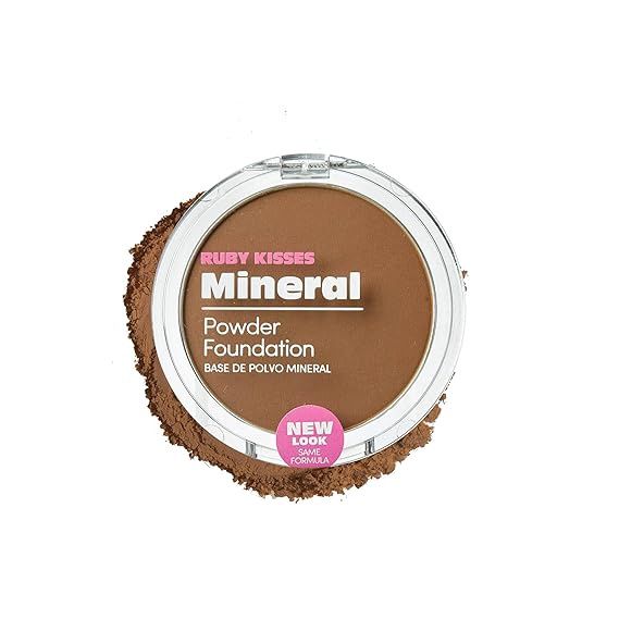 Ruby Kisses Mineral Pressed Powder, Color: Honey Brown