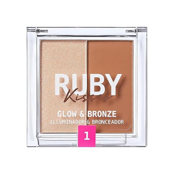Ruby Kisses Duo Highlighter &amp; Bronzer, Color: Light