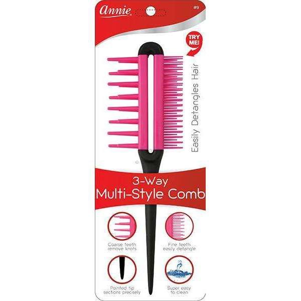 Annie 3 Way Multi-Style Comb