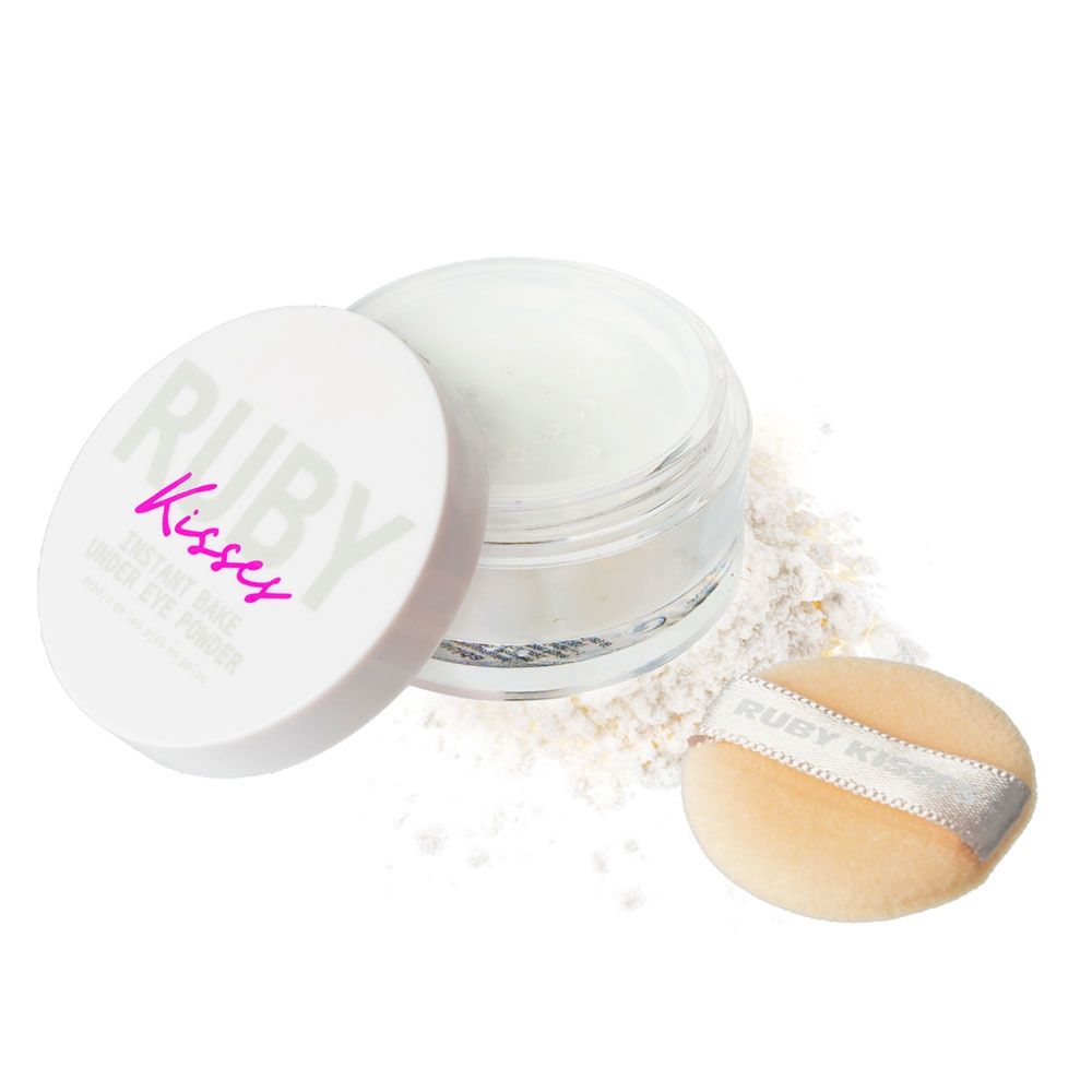 Ruby Kisses Instant Bake Under Eye Powder, Color: Translucent