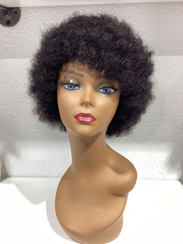 100% Human Hair Afro Wig