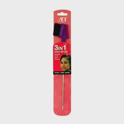 Ana Beauty Edge Brush 3 in 1 w Metal Pik