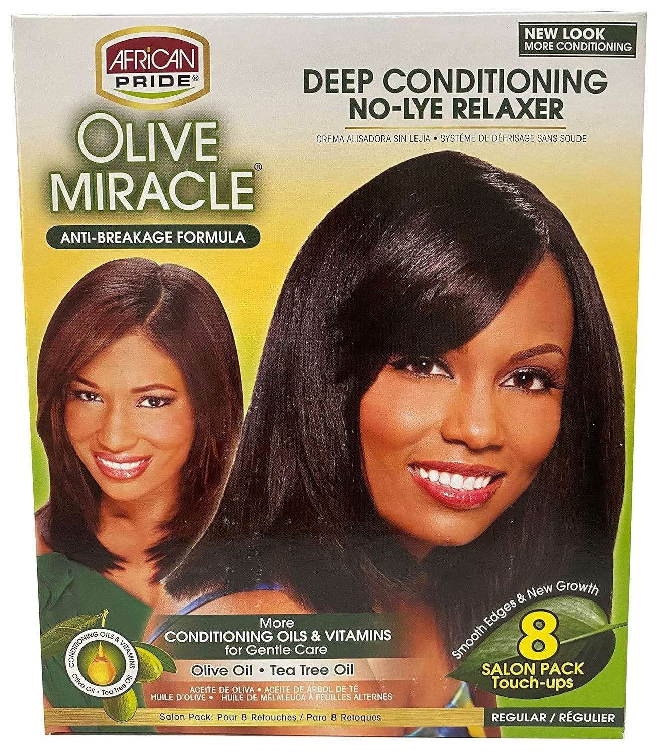 African Pride Olive Oil Relaxer, Hold Type: Regular