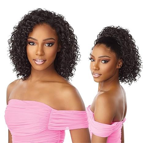 Instant Weave Drawstring Half Wig