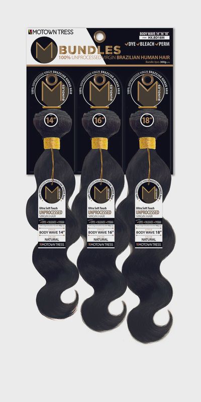 Motown Tress Human Hair Bundles - Body Wave