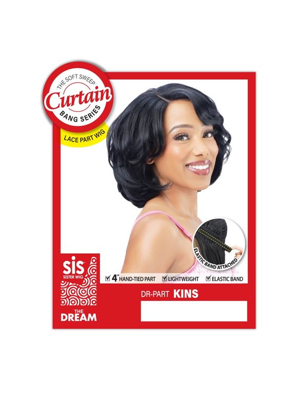 Lace Part Synthetic Wig - Kins