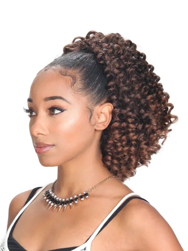 Zury Drawstring Ponytail - Miss V Rod Set