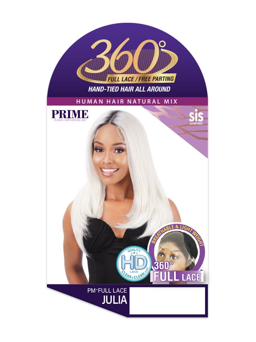 SIS Full Lace Wig - Julia, Color: 1