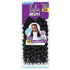 Lulu Mini Kids Crochet 10", Color: 1B, Style: Bohemian