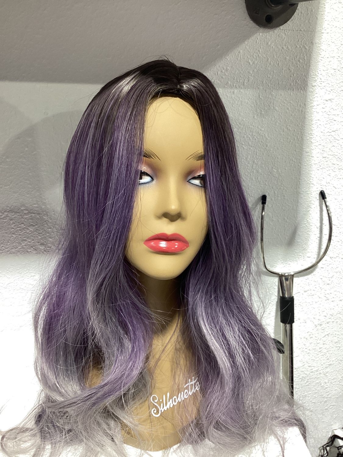 26" Purple Ombre Wig