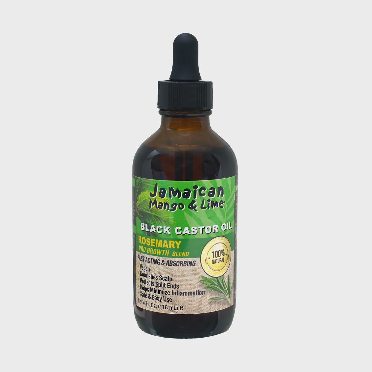 Jamaican Mango Lime Black Castor Oil w/Rosemary