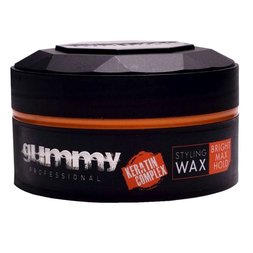 Gummy Hair Styling Wax, Hold Type: Orange