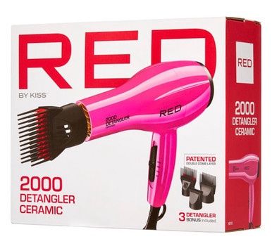 Red 2000 Ceramic Detangler Dryer