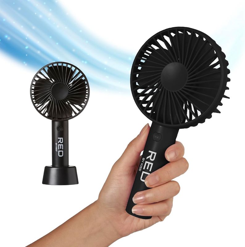 Red Rechargeable Beauty Fan
