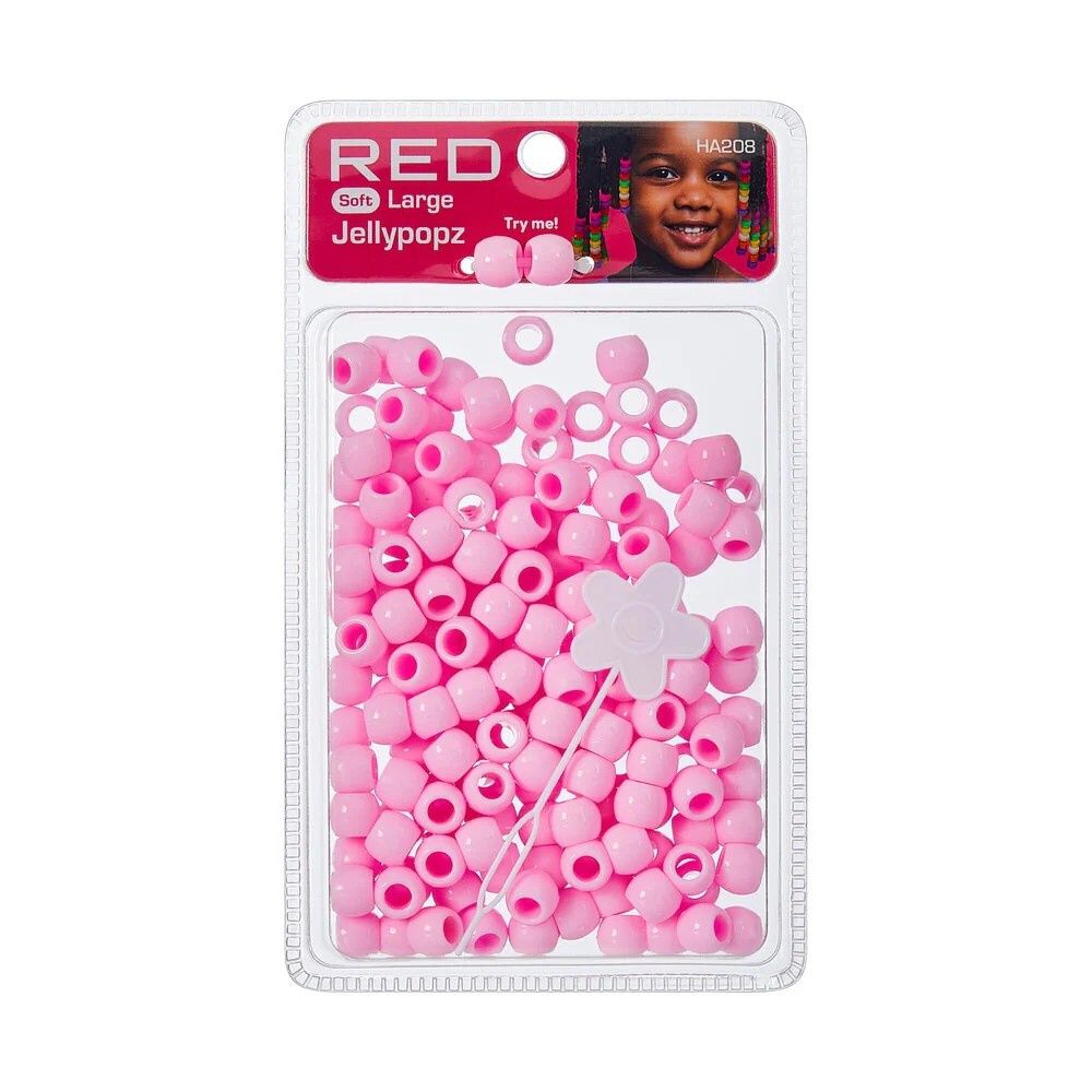Red Jellypopz Beads