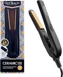 Red Hot Beauty 1/2" Mini Flat Iron, Color: Black