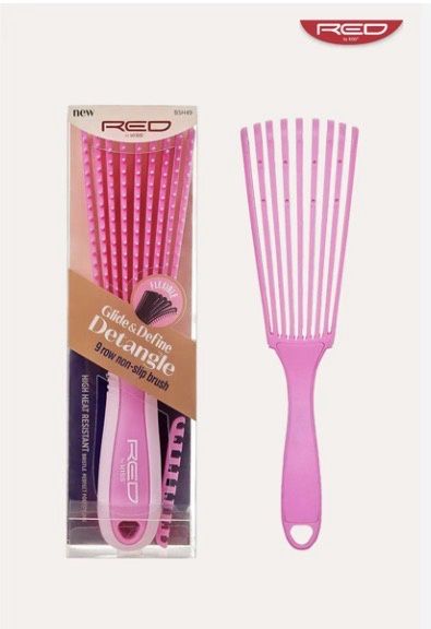 Red EZ Glide Detangling Brush