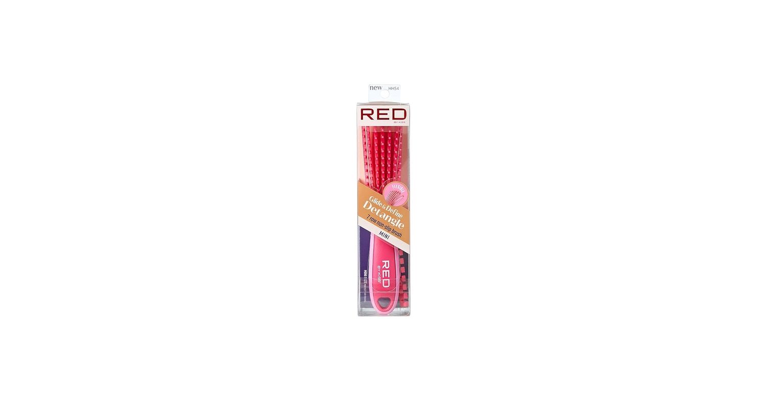 Red EZ Glide Detangling Brush, Size: Mini