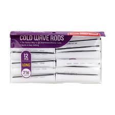 Red Cold Wave Rods - Long, Color: White