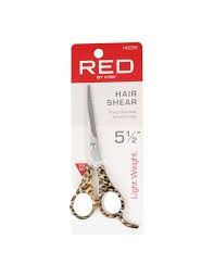 Red Straight Hair Shear, Size: 5.5"
