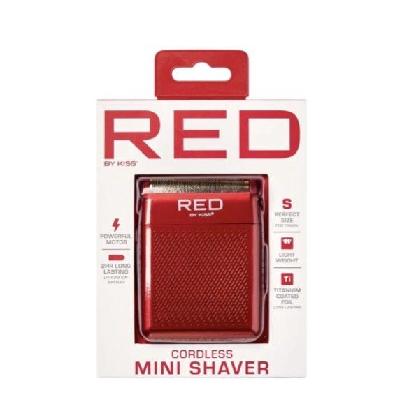 Red Mini Shaver, Color: Red