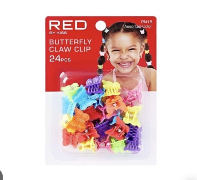 Red Kids Claw Clip, Style: PN15