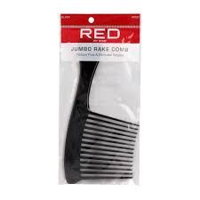 Red Jumbo Rake Comb