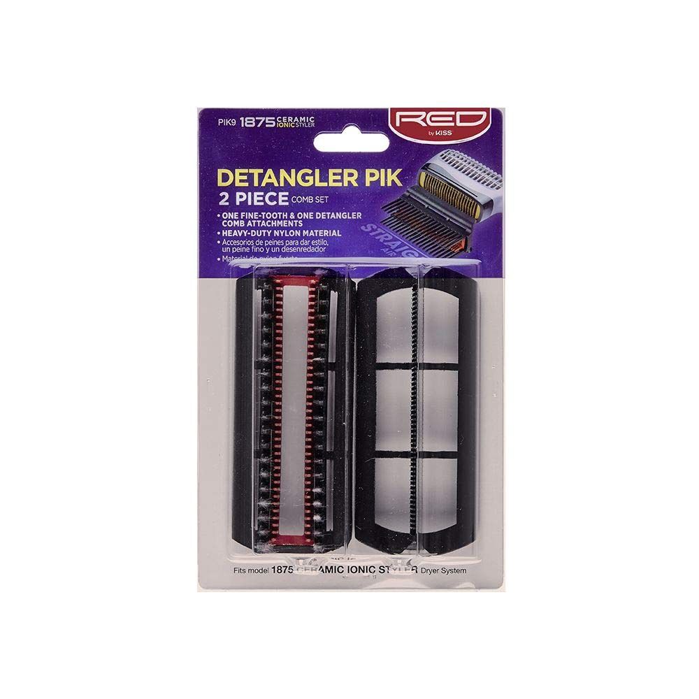Red Two-Piece Comb Set