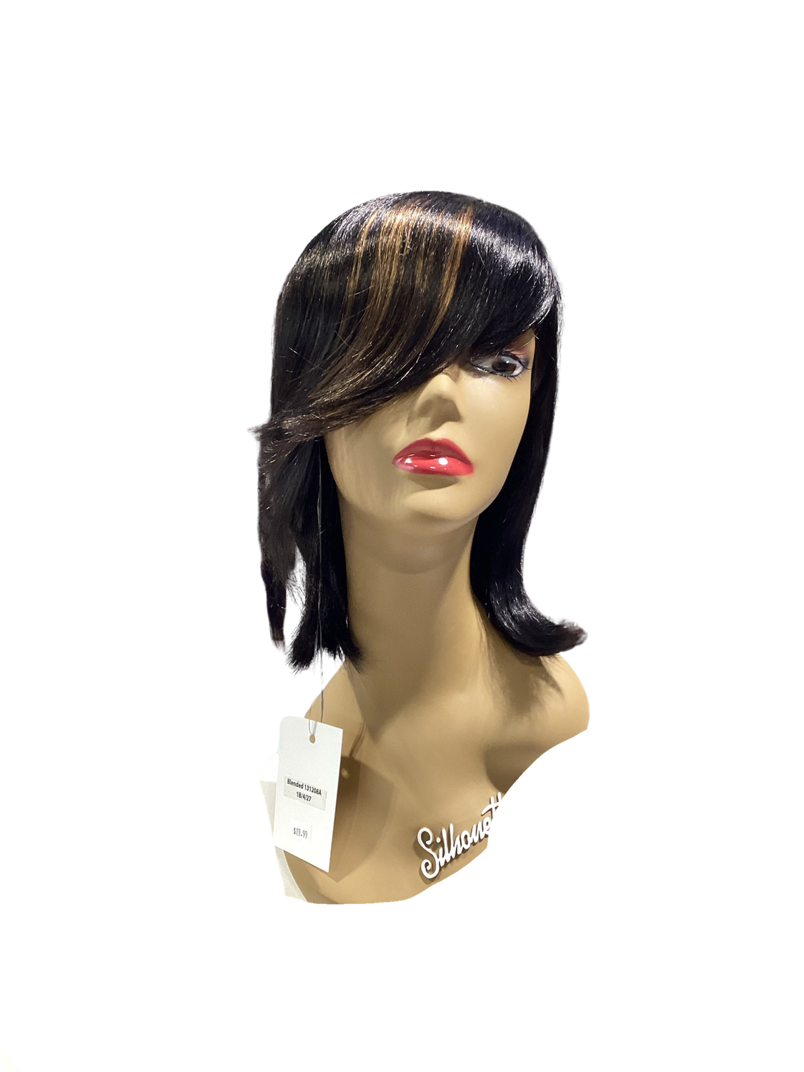 Blended Bang 1B/4/27 Wig