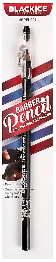 Black Ice Barber Pencil, Color: Black