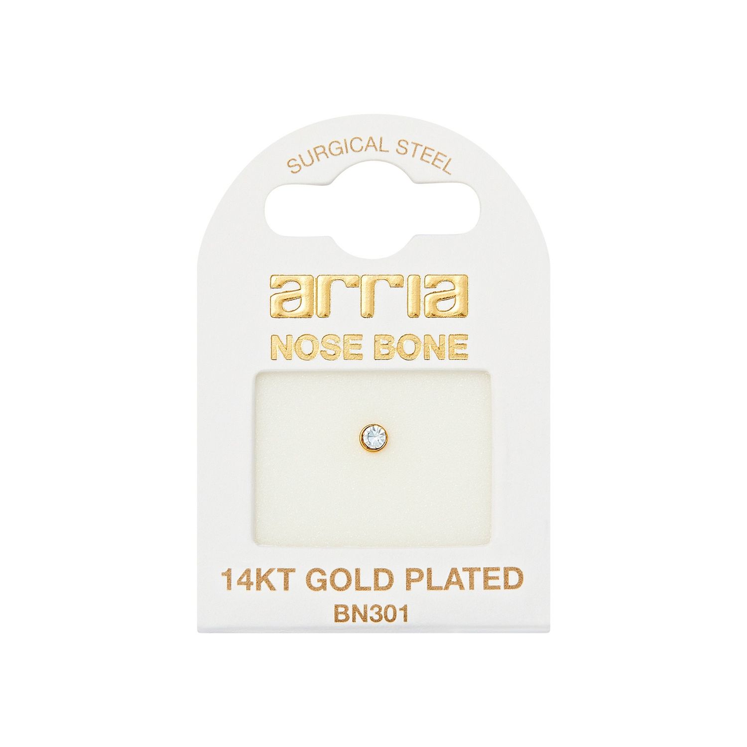 Red by Kiss Nose Ring - Gold, Style: BN301