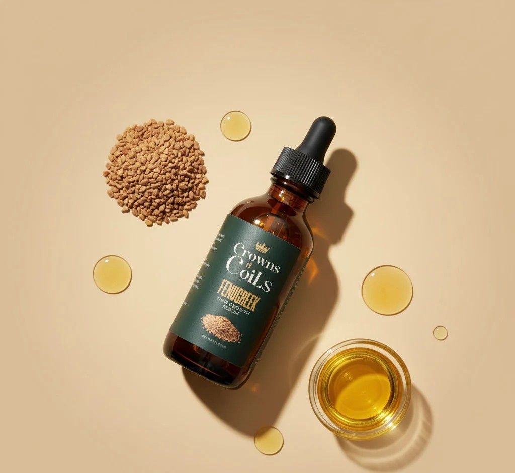 Crowns n Coils Fenugreek Hair Growth Serum