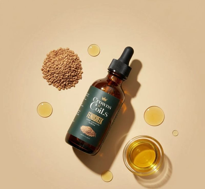 Crowns n Coils Fenugreek Hair Growth Serum