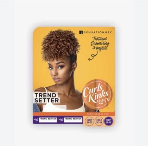 Drawstring Ponytail, Color: 1B/Bug, Style: trendsetter