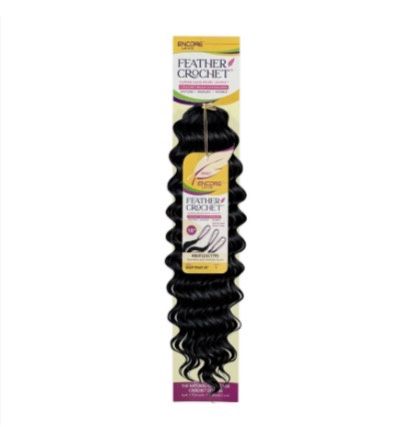 Encore Lavie Feather Crochet, Color: 1, Style: Body Wave