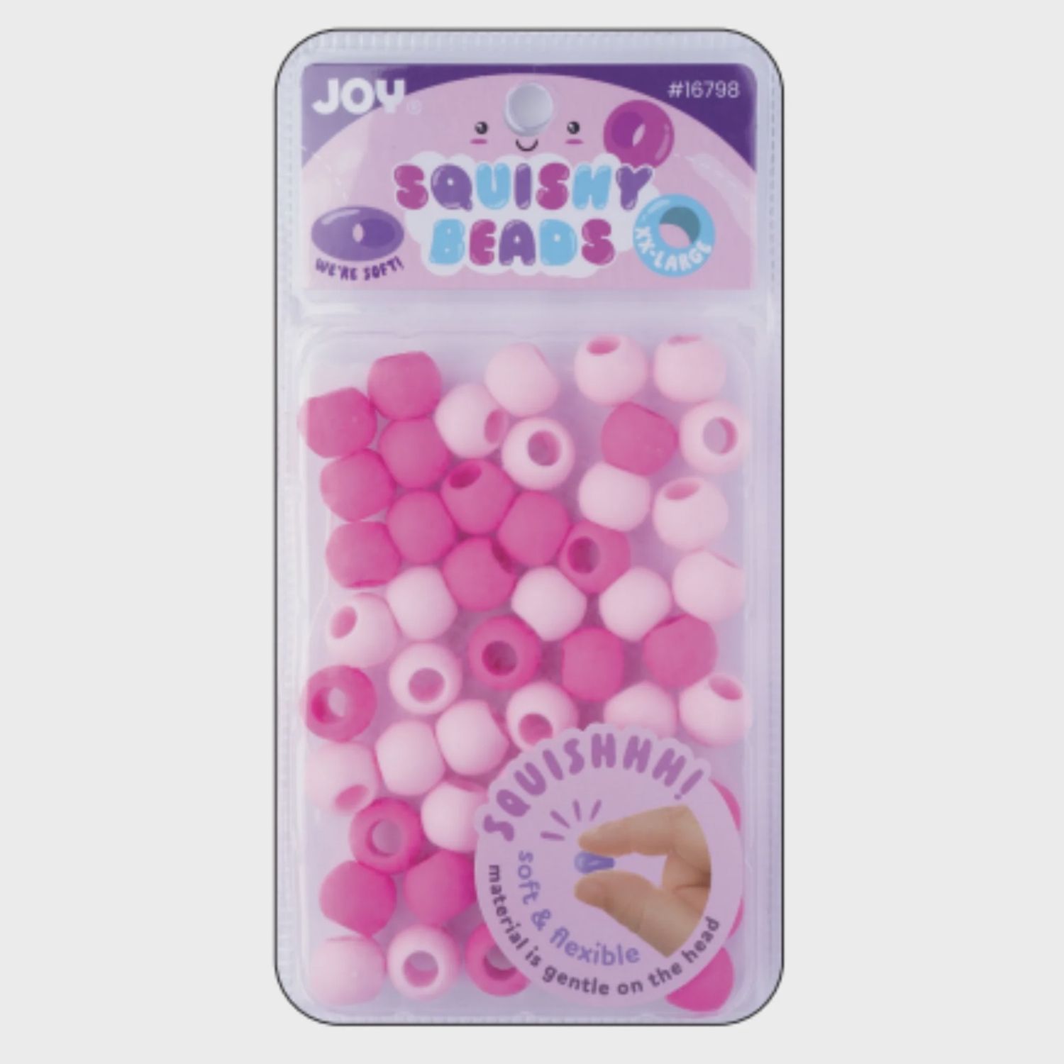 Joy Squishy Beads XXL, Color: Pink Mix